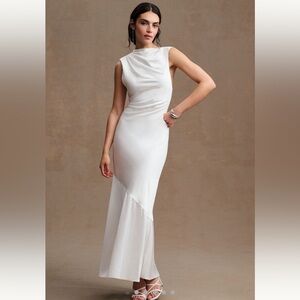 Significant Other Lana Cowl-Neck Satin Gown